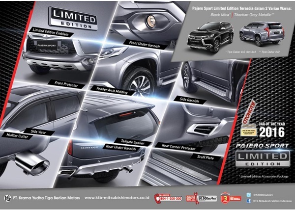 11 Aksesoris yang Membuat Pajero Sport Limited Edition 