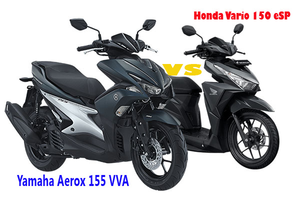 Yamaha Aerox vs Honda Vario