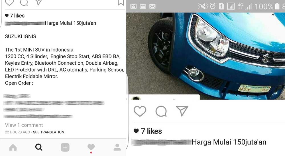 Suzuki Ignis Carmudi Indonesia