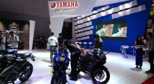 Booth Yamaha di IIMS 2017.Foto/Carmudi Indonesia/Ben