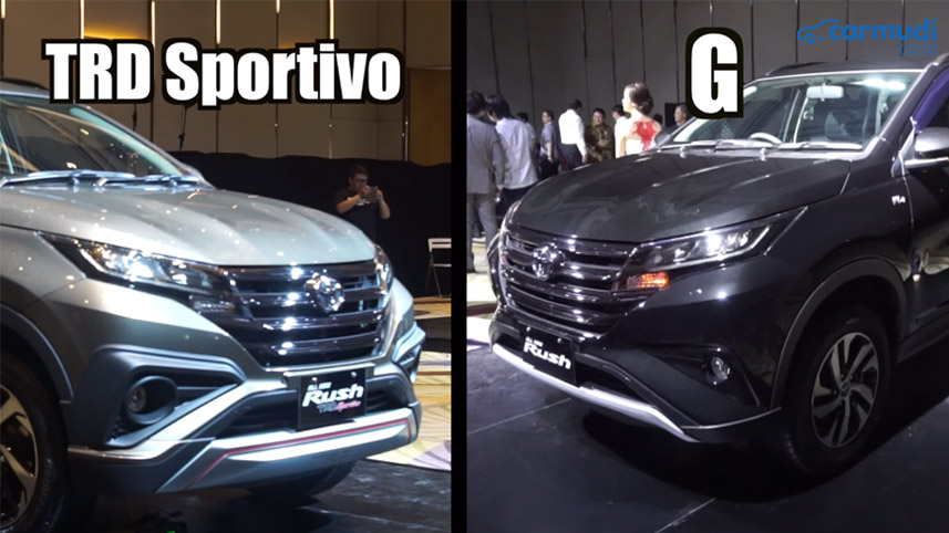 10 Perbedaan Toyota Rush Tipe G dan TRD Sportivo - Carmudi 