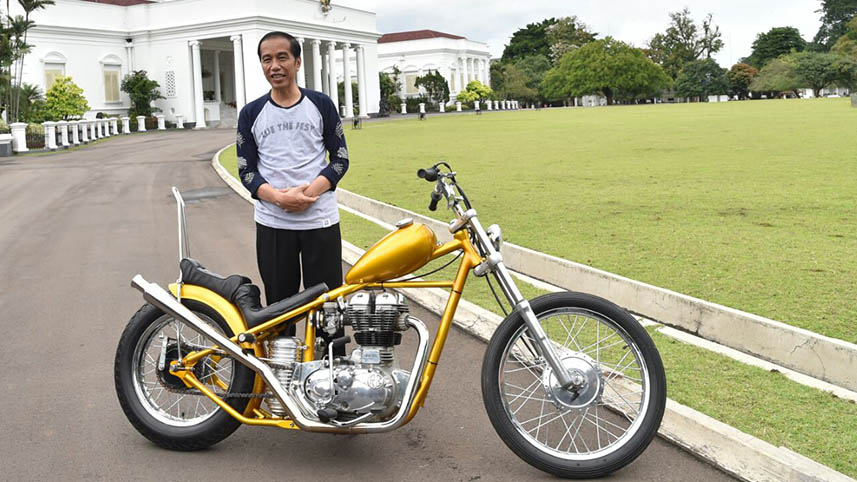 Ini Pembelaan Soal Motor  Chopper  Jokowi yang Menyalahi 