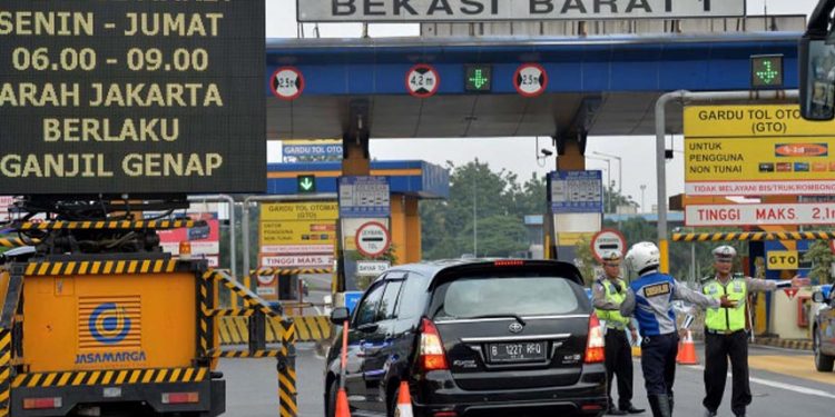 Mulai Hari Ini Ganjil  Genap  di Tol  Tak Berlaku  Sekarang