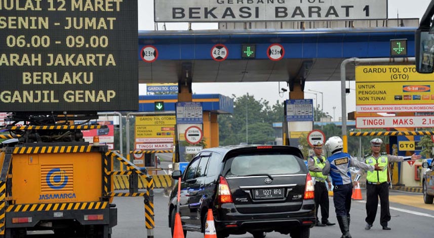 Mulai Hari Ini Ganjil Genap di Tol Tak Berlaku Sekarang