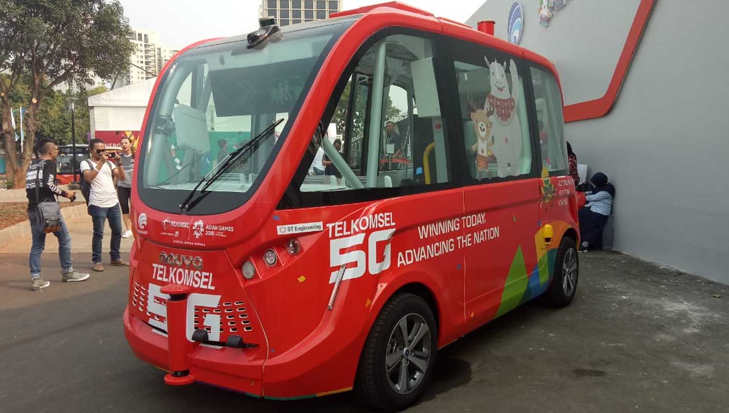 Minibus otonom telkomsel