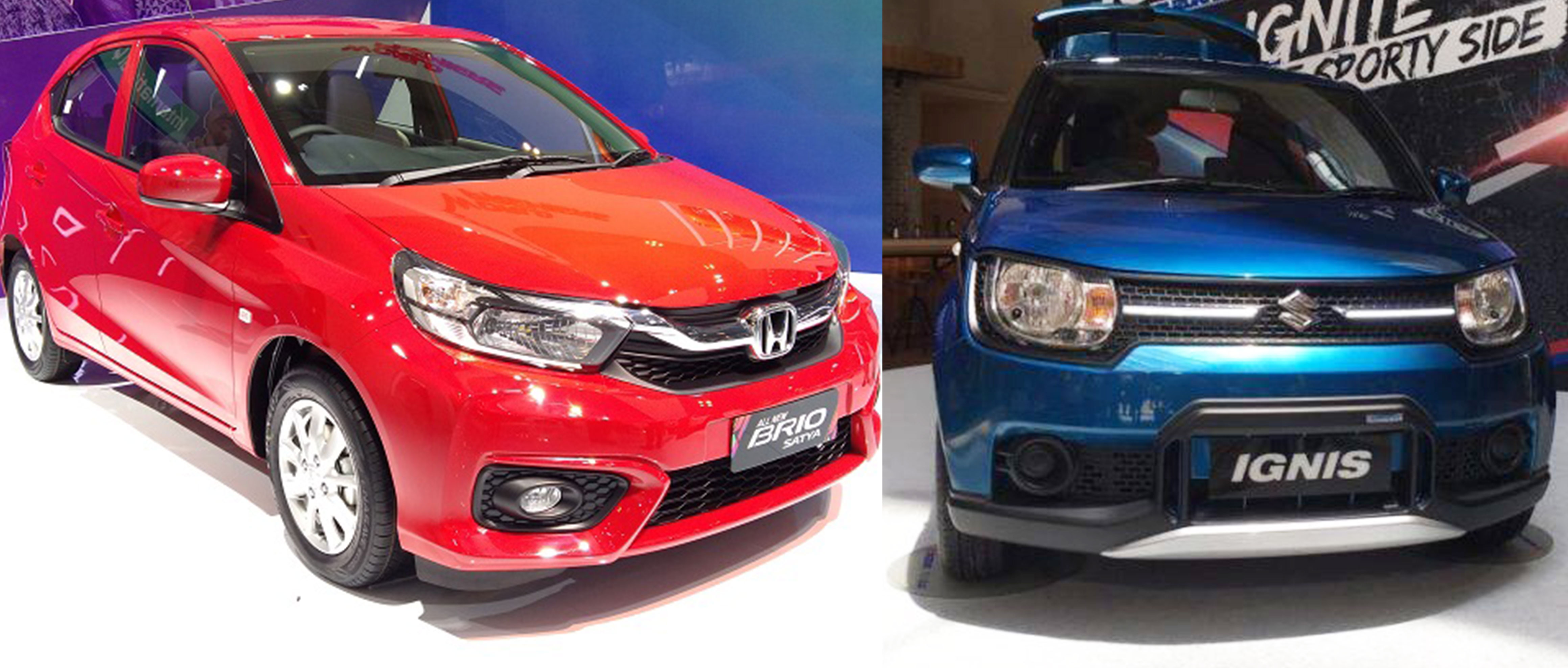 Honda Brio RS vs Suzuki Ignis SE