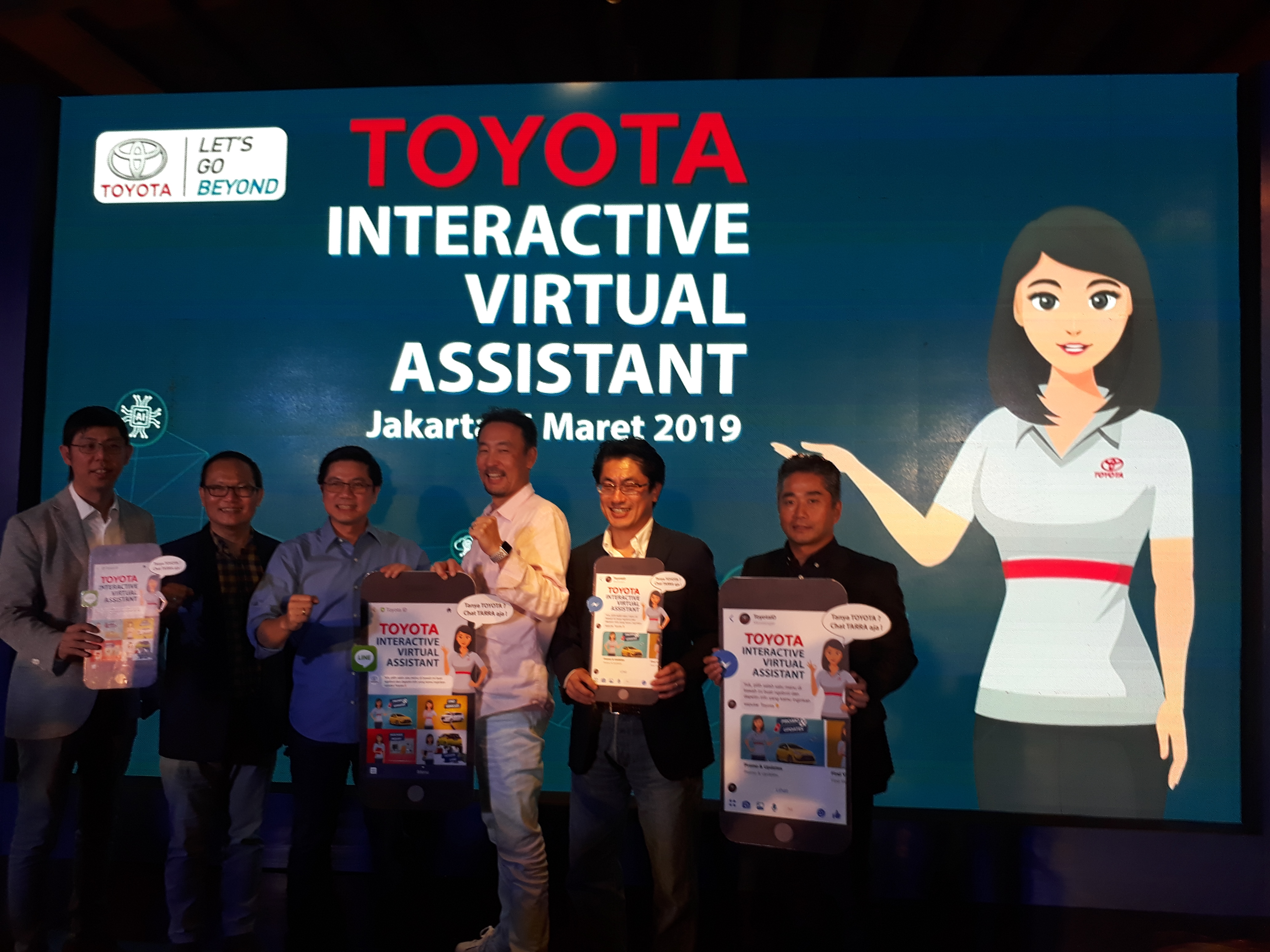 Peluncuran TARRA, asisten digital Toyota